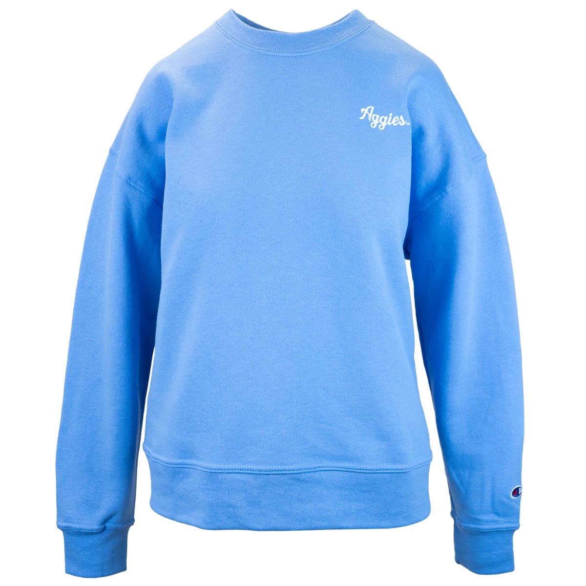 Women's champion big blue club script aggies powder blue crew sweatshirt?resizeid=13&resizeh=200&resizew=200